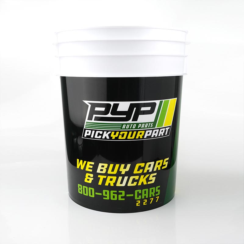 Accepterar anpassad plastfärghink formsprutning i formetikett