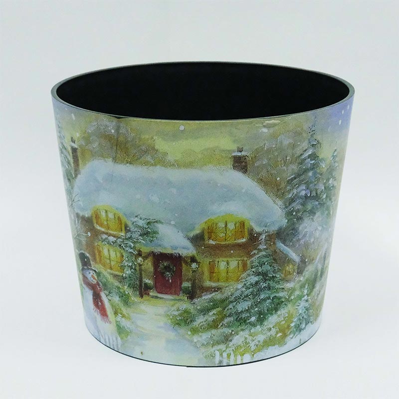 Plast kruka formsprutning Etikett