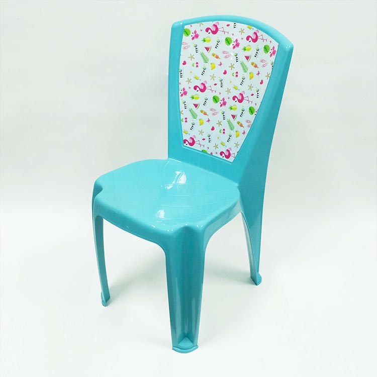 Plast Stapelbar stol Formsprutning Etikett