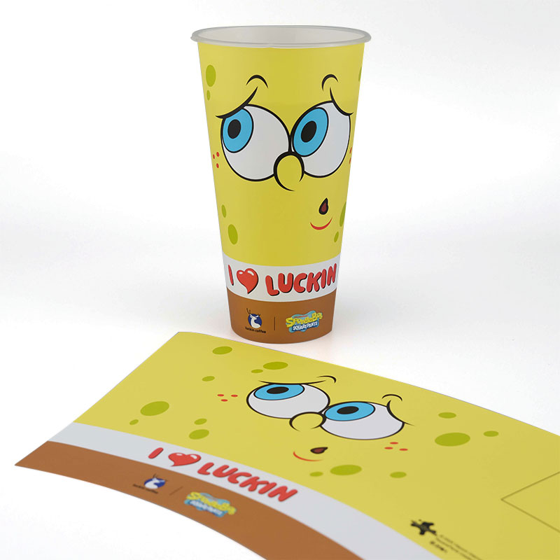 PP Formsprutning Full Print Beverage Cup