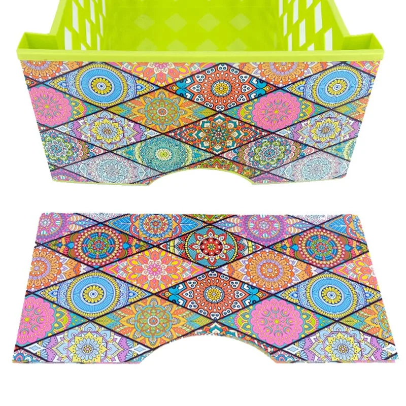 Förvaringskorg Formsprutning Etikett