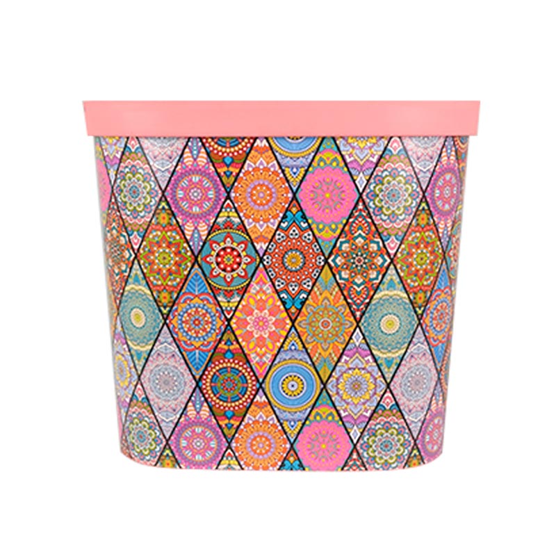 Etikett för formsprutning av förvaringsbehållare